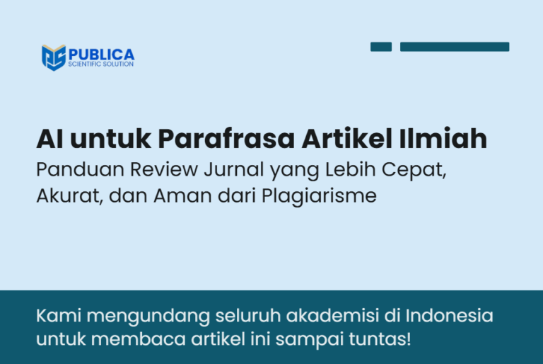 AI untuk parafrasa artikel ilmiah Akurat