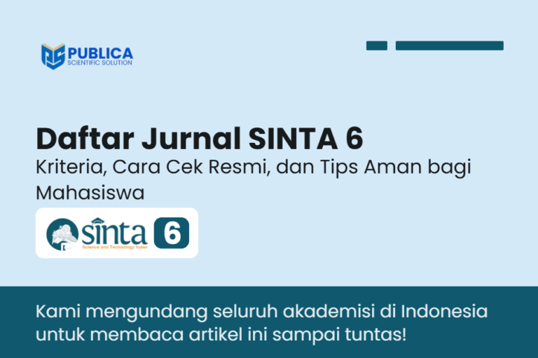 Daftar Jurnal SINTA 6