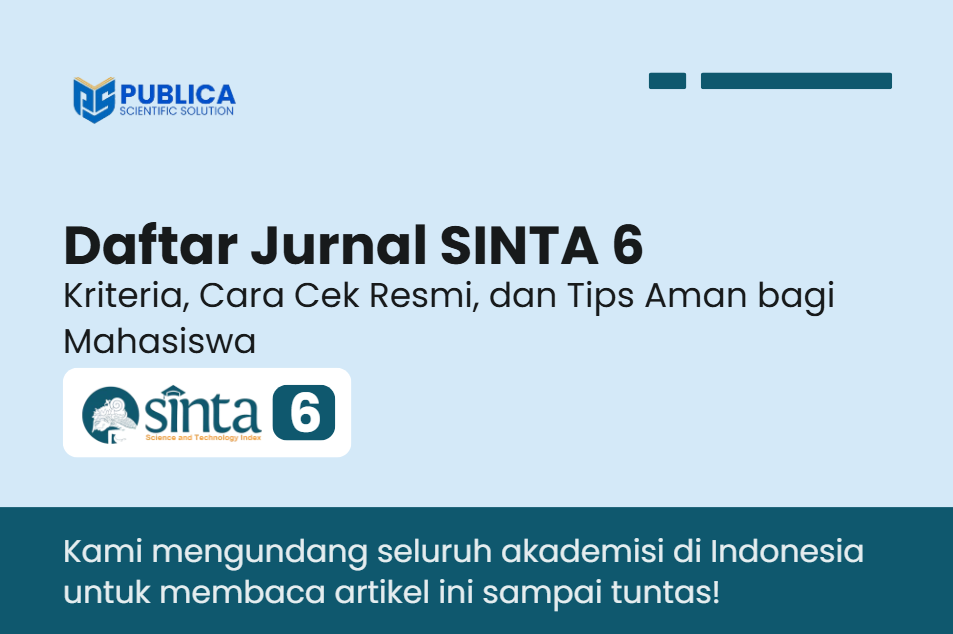 Daftar Jurnal SINTA 6