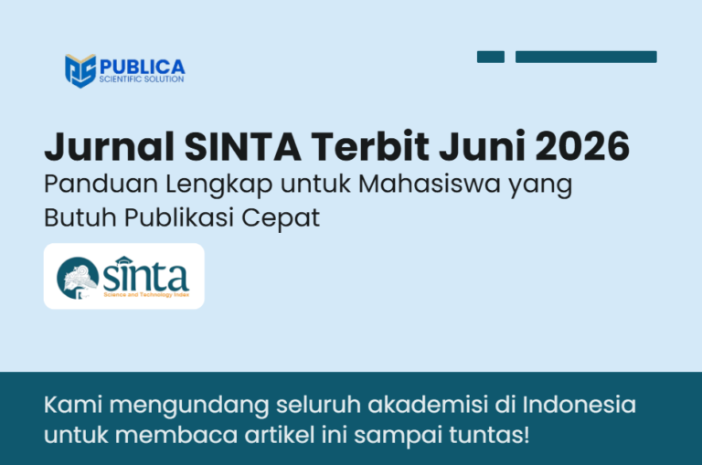 Jurnal SINTA Terbit Juni 2026