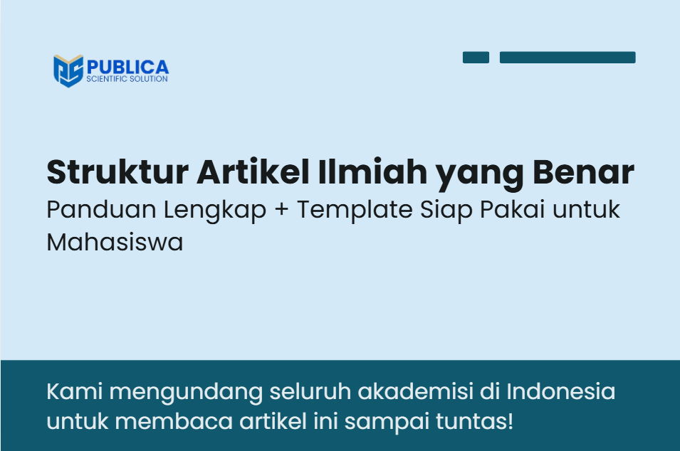 Struktur Artikel Ilmiah yang Benar